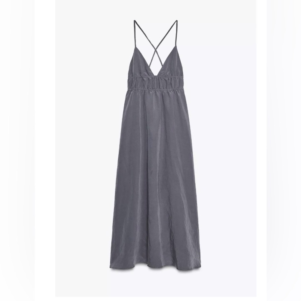Zara Flowy Midi Dress